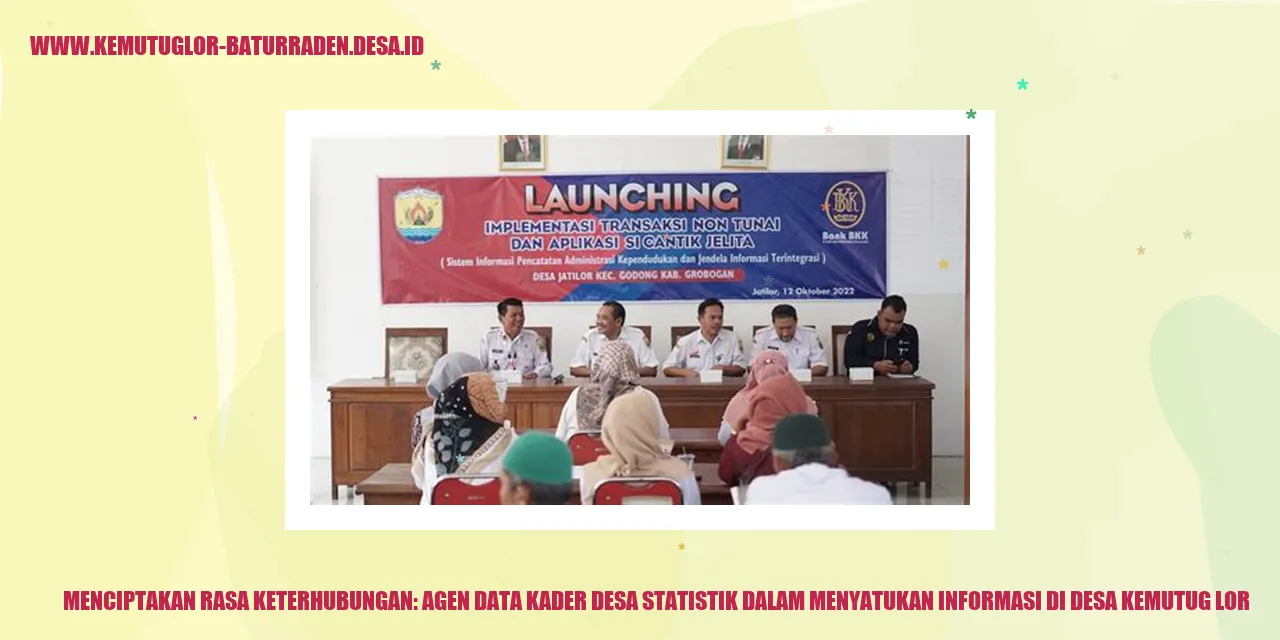 agen data kader desa statistik