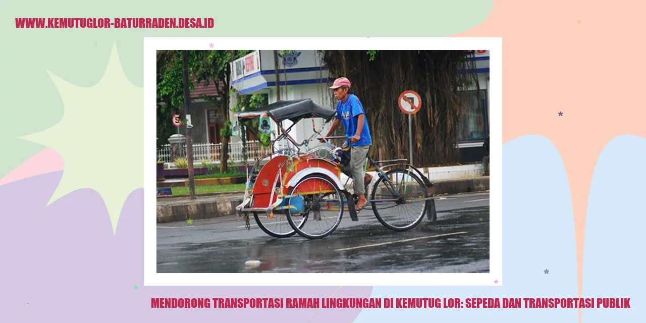 Mendorong Transportasi Ramah Lingkungan di Kemutug Lor: Sepeda dan Transportasi Publik
