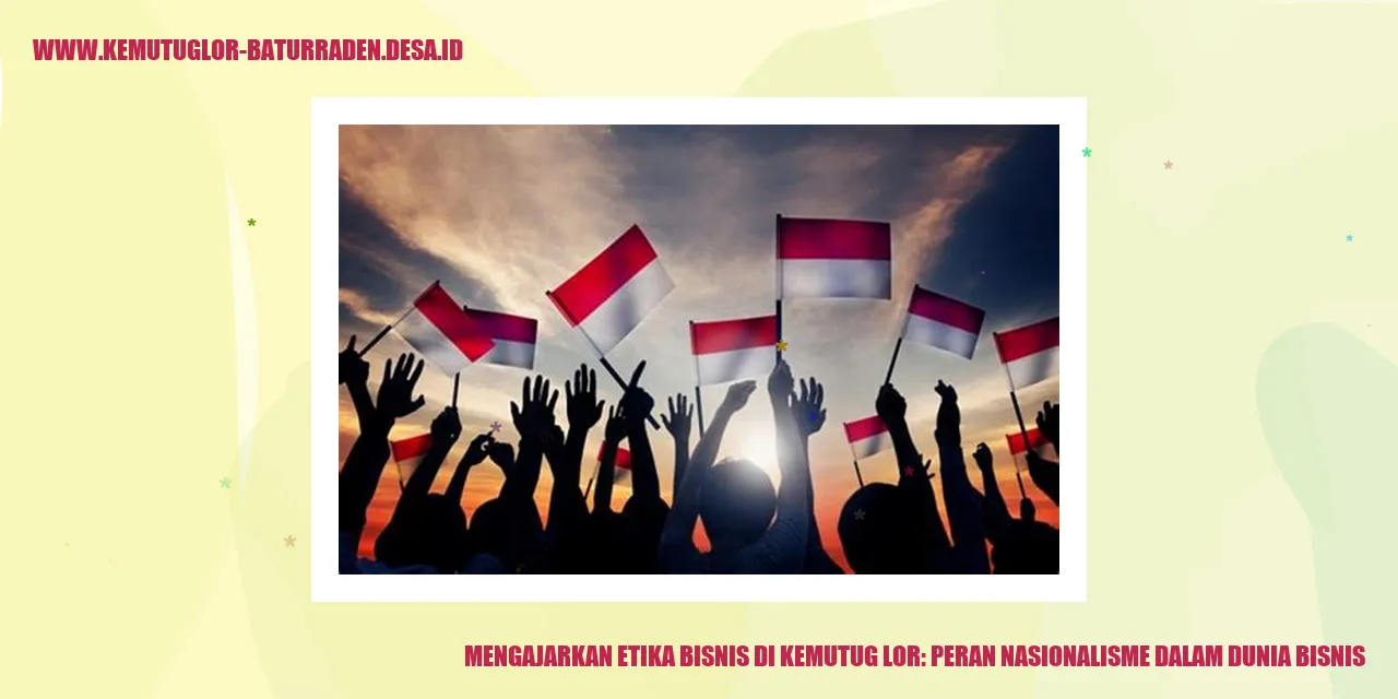 Etika Bisnis di Kemutug Lor