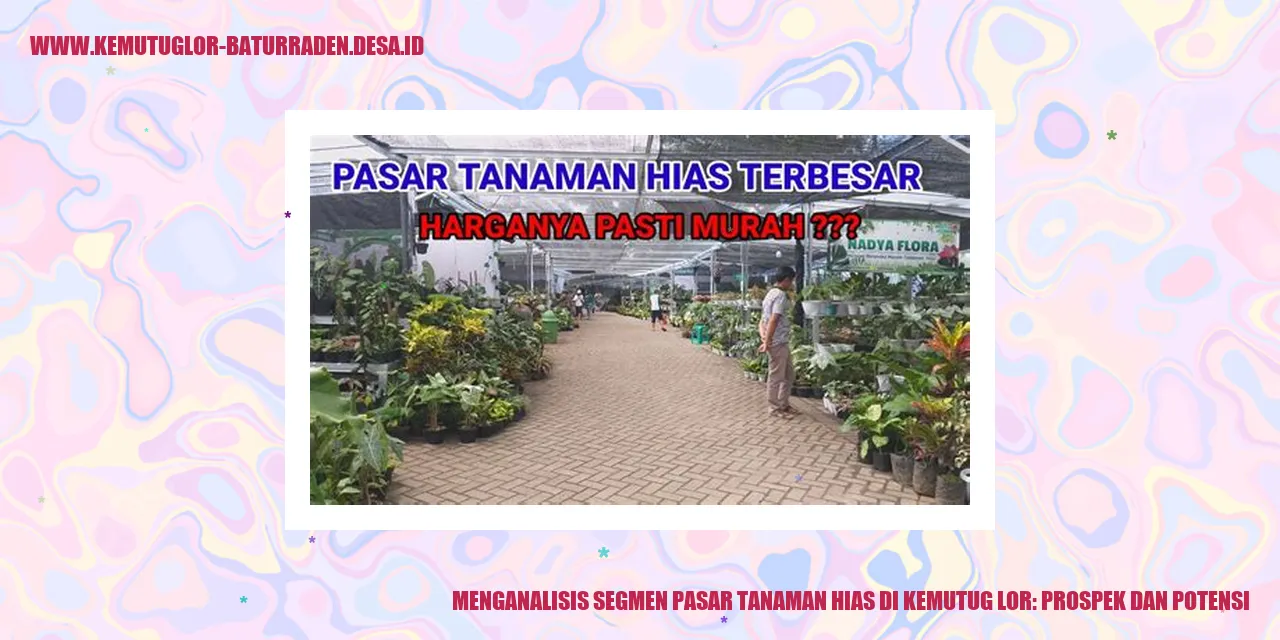 Tanaman Hias di Kemutug Lor