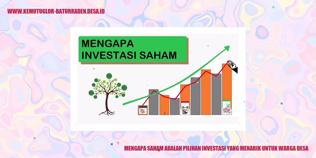 Beli Saham untuk Warga Desa: Mengapa, Cara, danTips
