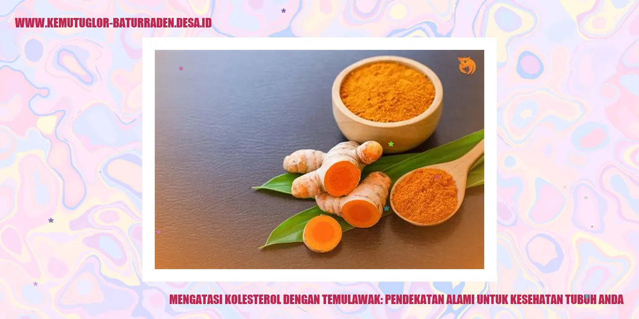 Mengatasi Kolesterol dengan Temulawak