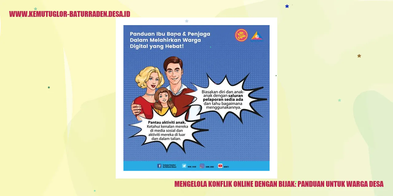 Mengelola Konflik Online dengan Bijak: Panduan untuk Warga Desa