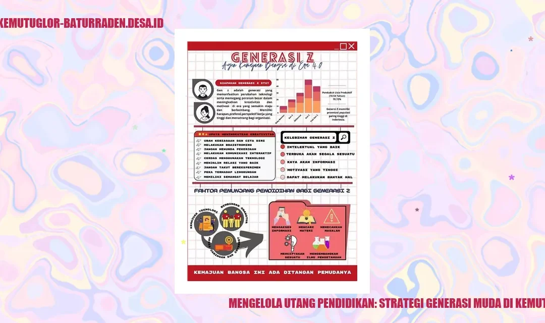 Mengelola Utang Pendidikan: Strategi Generasi Muda di Kemutug Lor