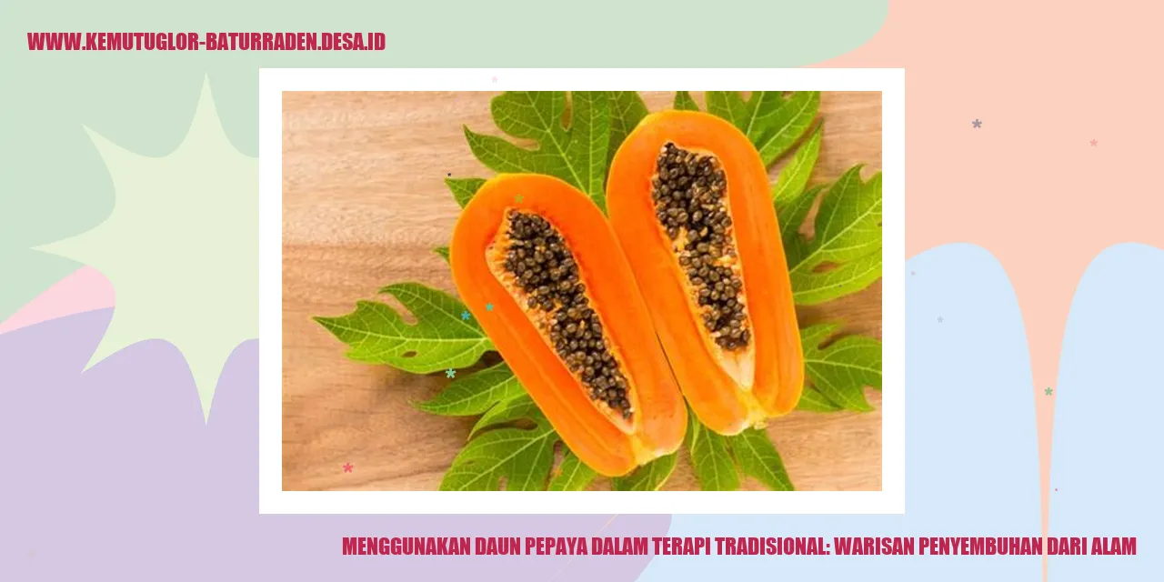 Daun Pepaya
