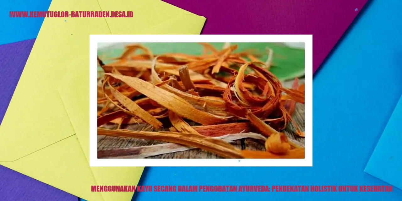 Gambar Kayu Secang