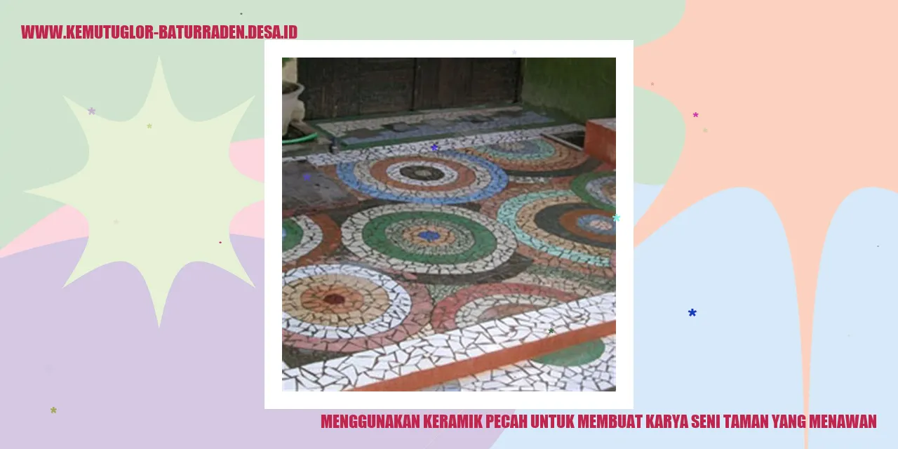 Keramik Pecah di Taman