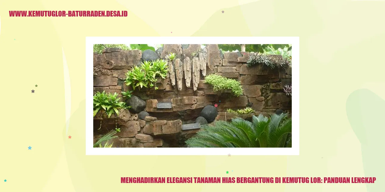 Tanaman Hias Bergantung