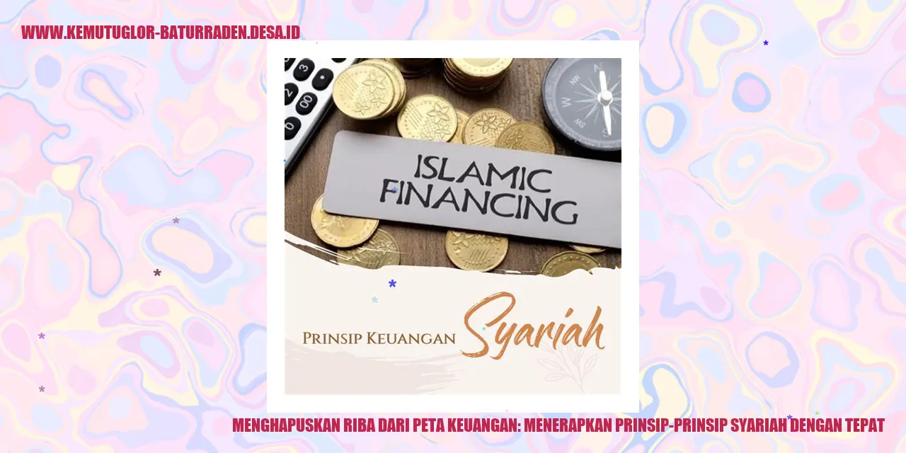 Gagasan menghapuskan riba dari peta keuangan