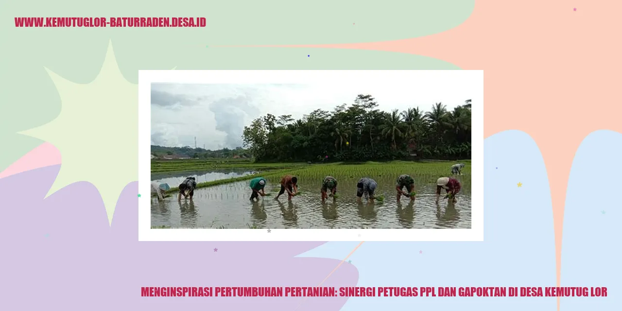 Pertanian di Desa Kemutug Lor