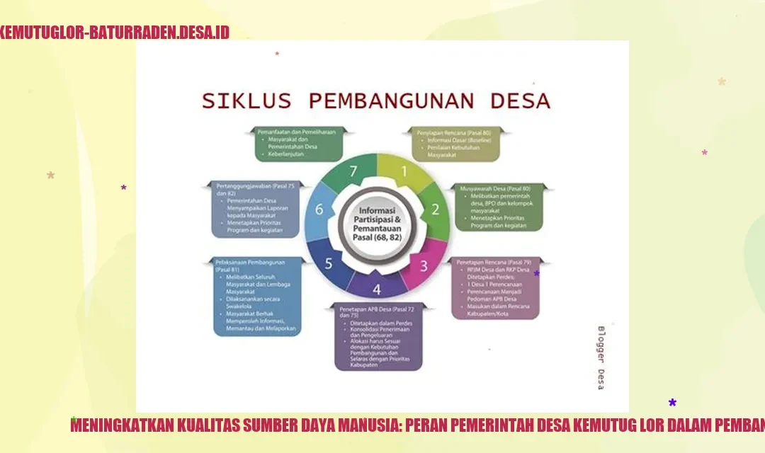Peningkatan SDM Desa Kemutug Lor dalam Pembangunan
