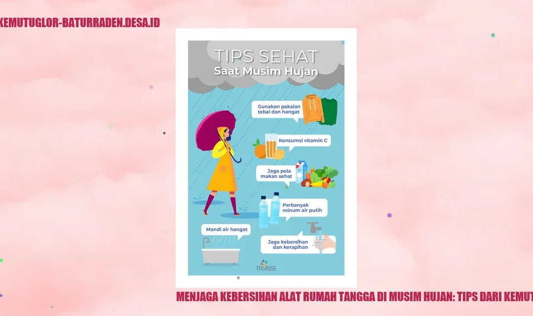 Menjaga Kebersihan Alat Rumah Tangga di Musim Hujan: Tips dari Kemutug Lor
