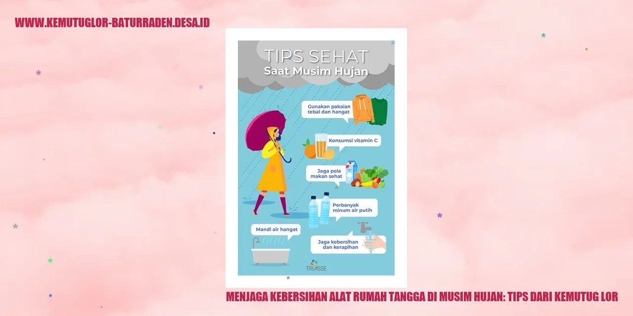 Menjaga Kebersihan Alat Rumah Tangga di Musim Hujan: Tips dari Kemutug Lor