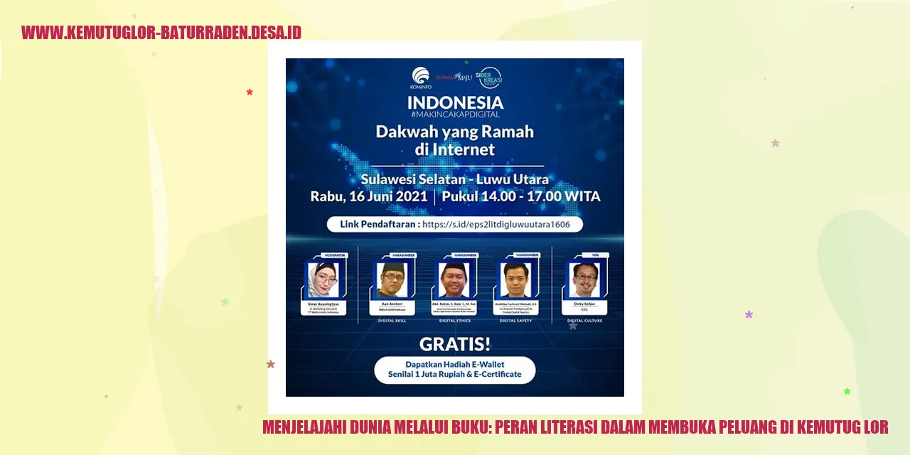 Menjelajahi Dunia Melalui Buku: Peran Literasi dalam Membuka Peluang di Kemutug Lor