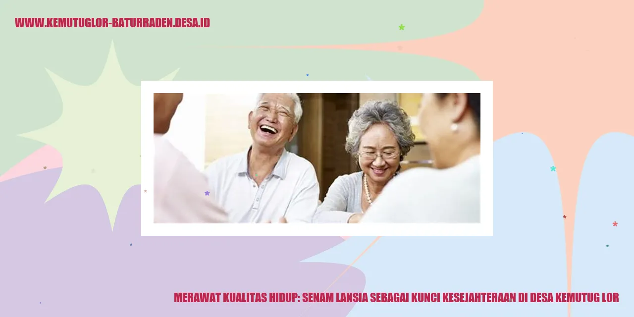 senam lansia