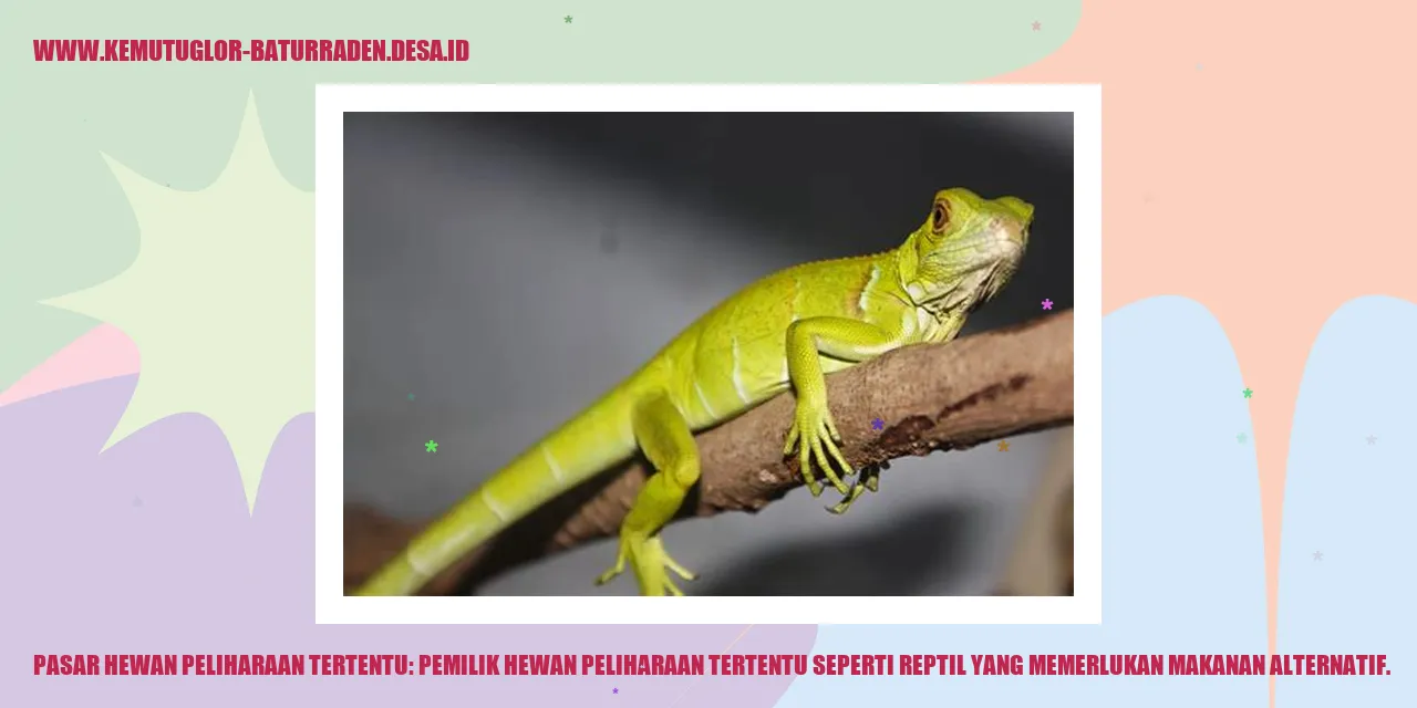 Pasar Hewan Peliharaan Tertentu: Pemilik hewan peliharaan tertentu seperti reptil yang memerlukan makanan alternatif.
