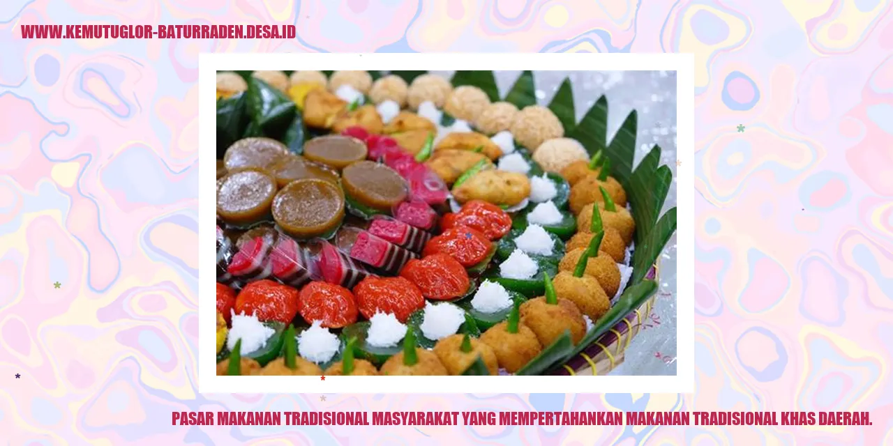 Pasar Makanan Tradisional Desa Kemutug Lor di Kabupaten Banyumas
