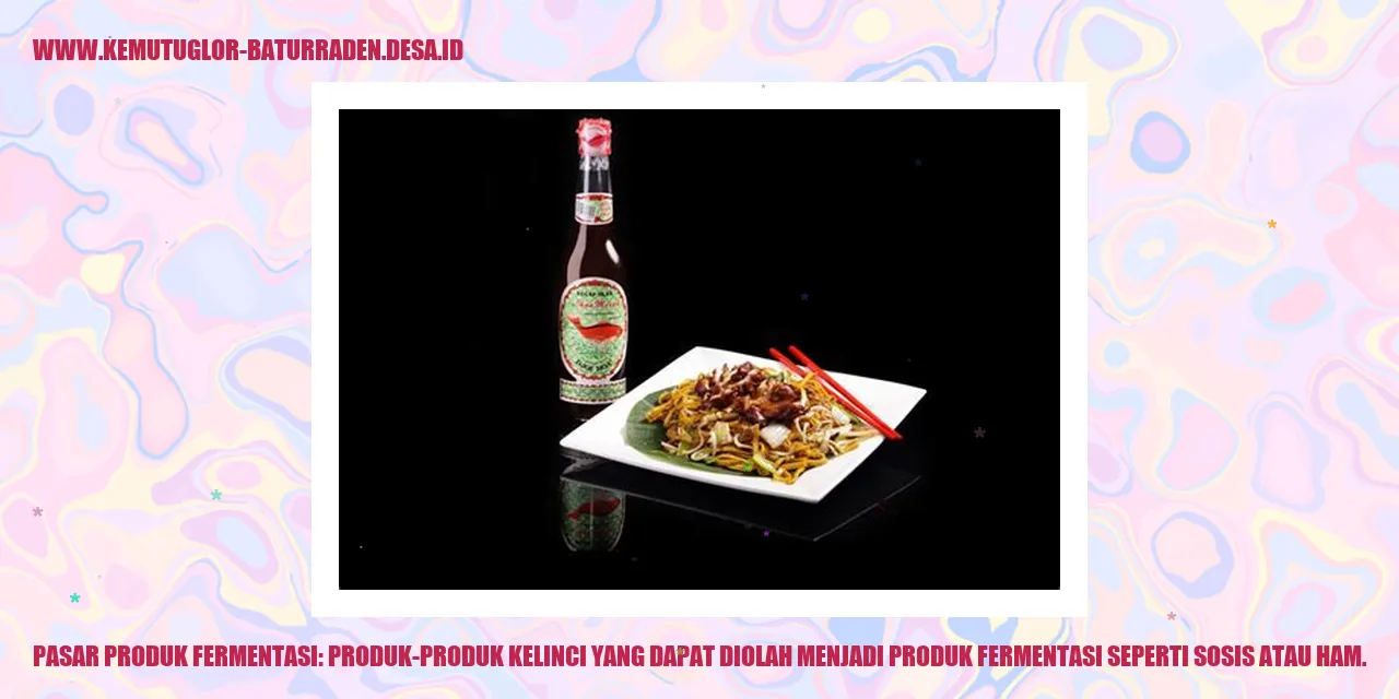 Pasar Produk Fermentasi