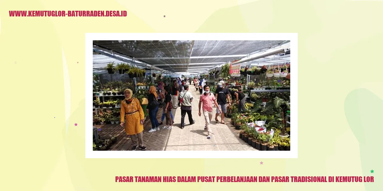 Pasar Tanaman Hias di Kemutug Lor