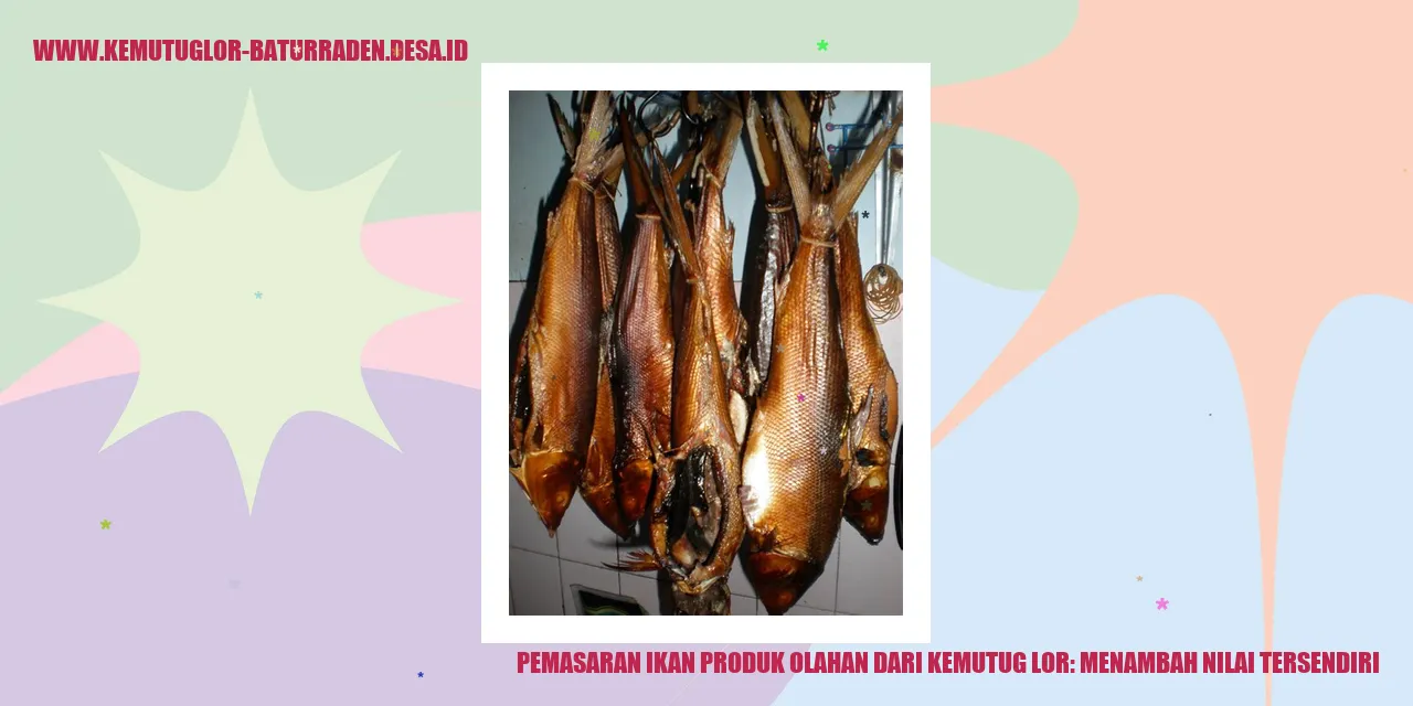 Ikan produk olahan dari Kemutug Lor