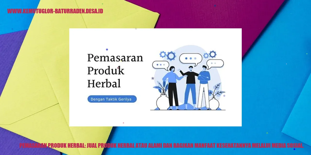 Pemasaran Produk Herbal: Jual produk herbal atau alami dan bagikan manfaat kesehatannya melalui media sosial.