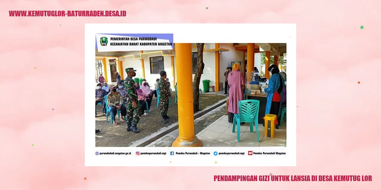 Pendampingan Gizi untuk Lansia di Desa Kemutug Lor