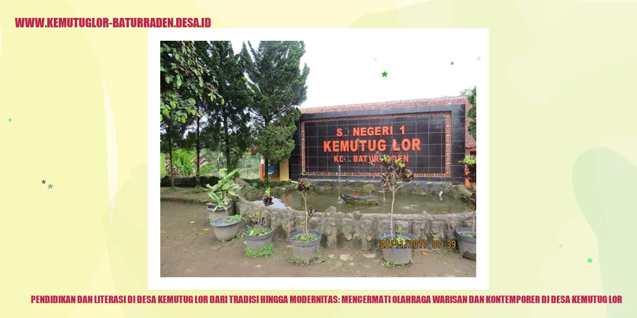 Olahraga di Desa Kemutug Lor