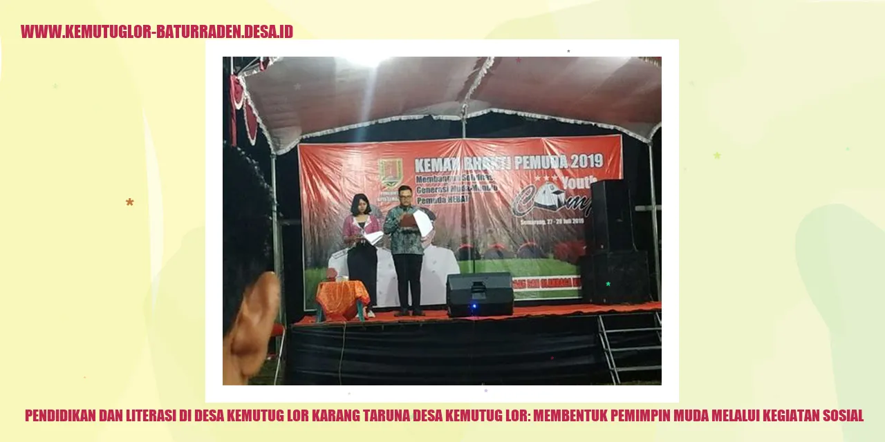 Gambar Pendidikan dan Literasi di Desa Kemutug Lor