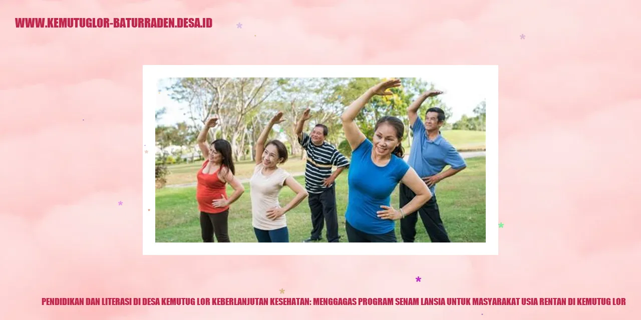 Gambar Senam Lansia di Kemutug Lor
