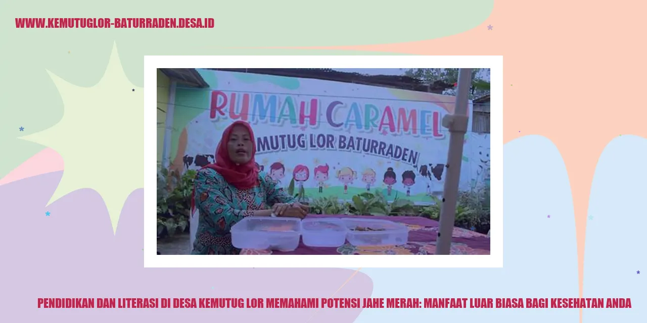 Manfaat Jahe Merah untuk Kesehatan