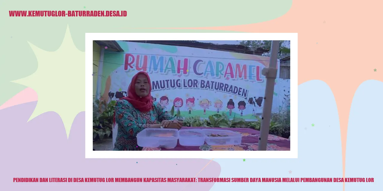 Gambar Pendidikan dan Literasi di Desa Kemutug Lor