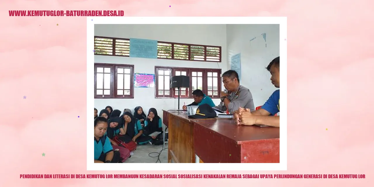Pendidikan dan Literasi di Desa Kemutug Lor Membangun Kesadaran Sosial