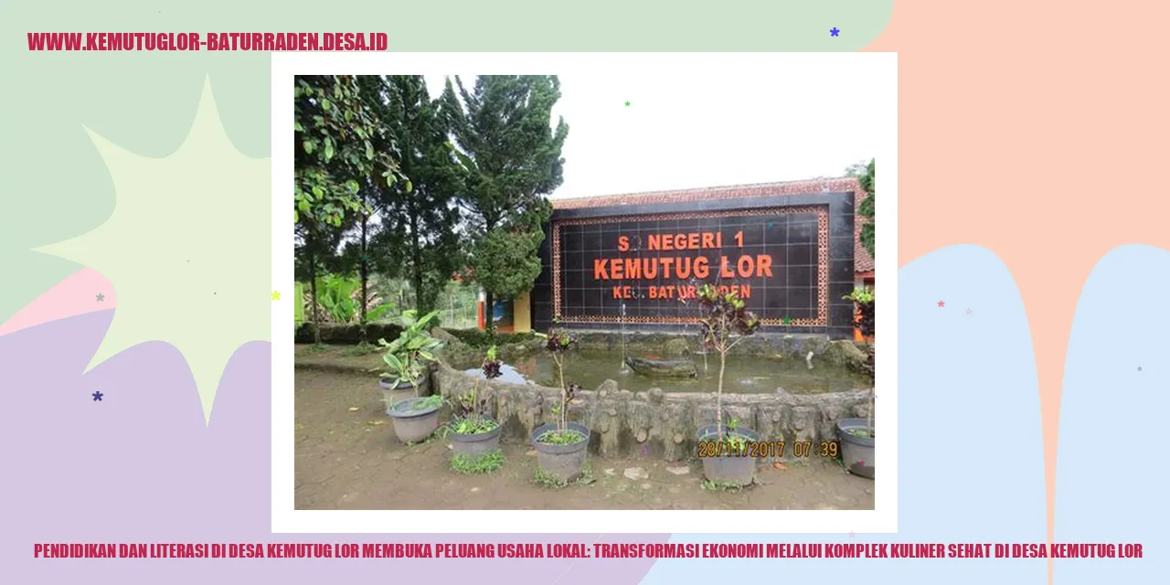Desa Kemutug Lor - Transformasi Ekonomi melalui Komplek Kuliner Sehat