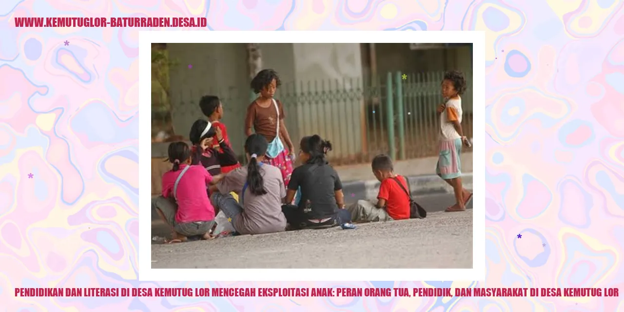 Pendidikan dan Literasi di Desa Kemutug Lor Mencegah Eksploitasi Anak