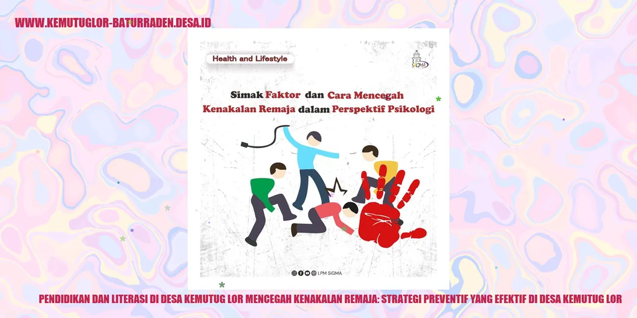 Pendidikan dan Literasi di Desa Kemutug Lor Mencegah Kenakalan Remaja: Strategi Preventif yang Efektif di desa kemutug lor