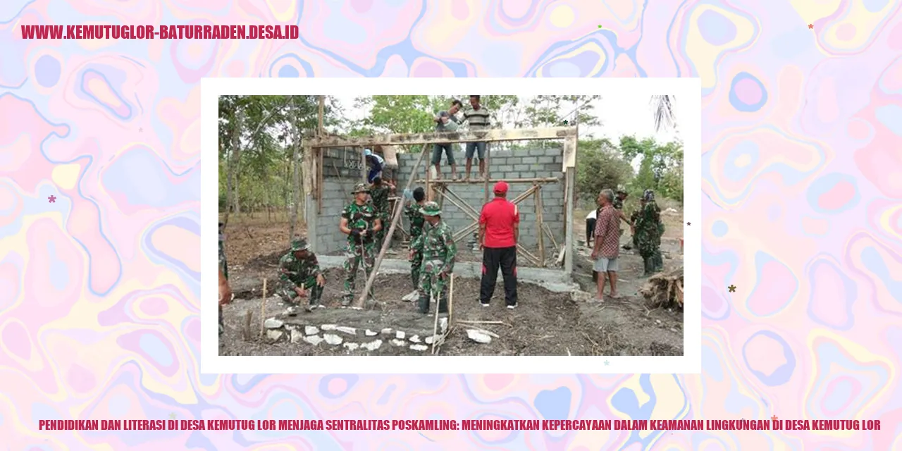 Pendidikan dan Literasi di Desa Kemutug Lor
