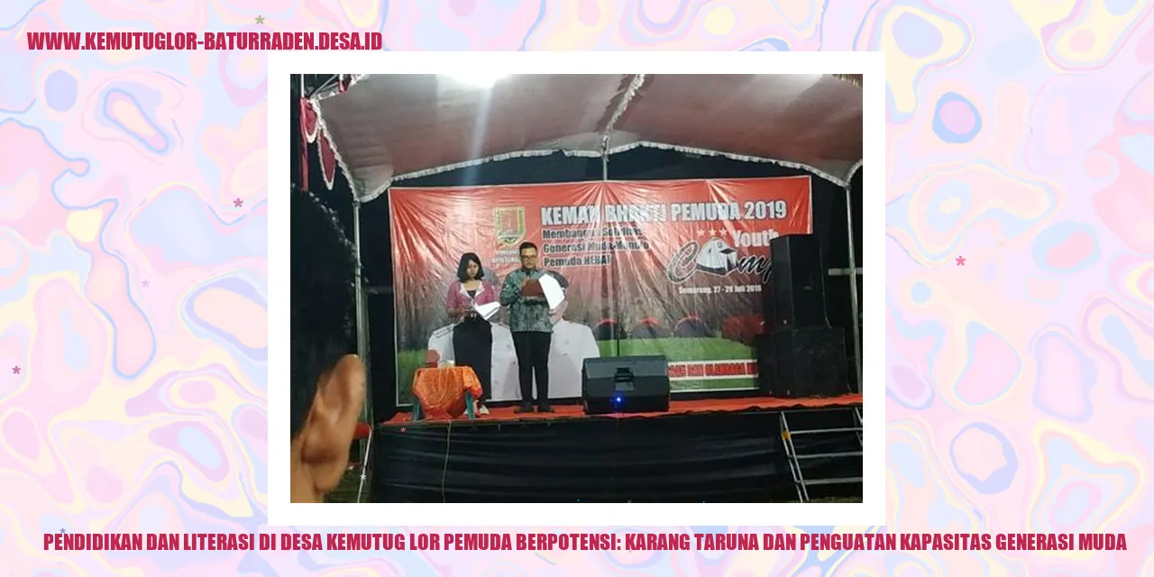 Gambar tentang Pendidikan dan Literasi di Desa Kemutug Lor yang Memberdayakan Pemuda dan Menguatkan Kapasitas Generasi Muda