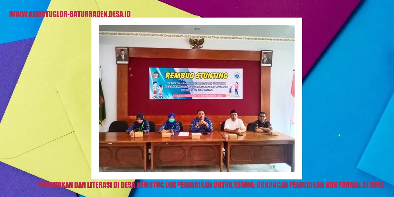 Gambar Pendidikan dan Literasi di Desa Kemutug Lor Pendidikan untuk Semua