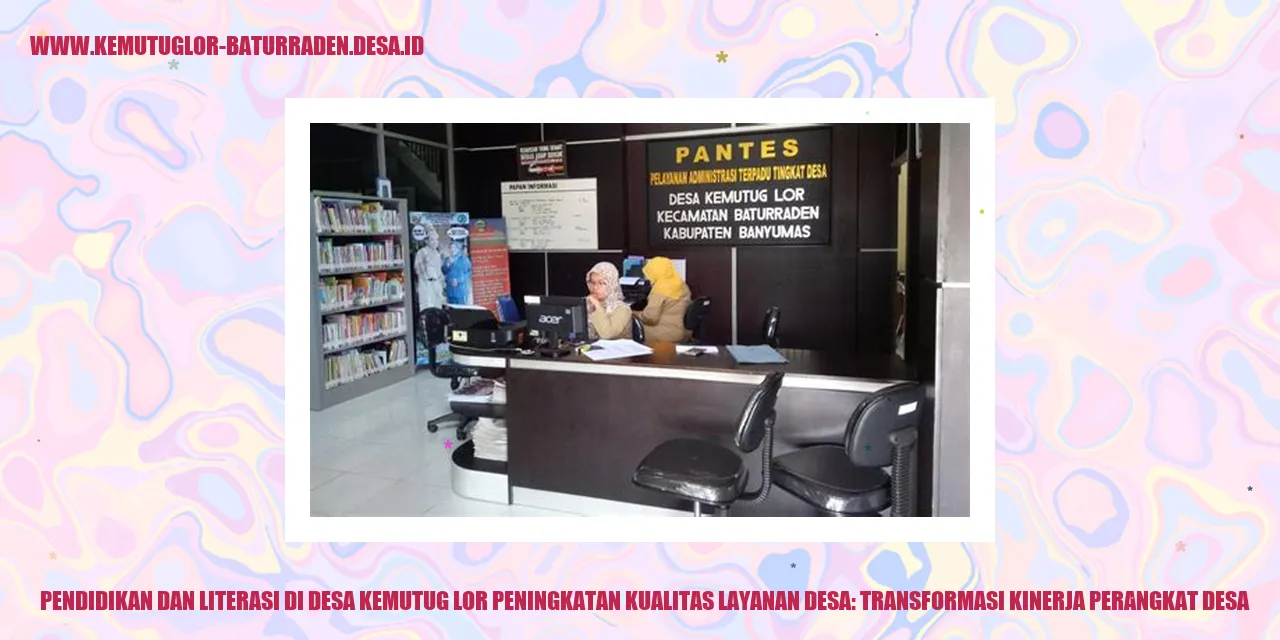 Gambar Pendidikan dan Literasi di Desa Kemutug Lor