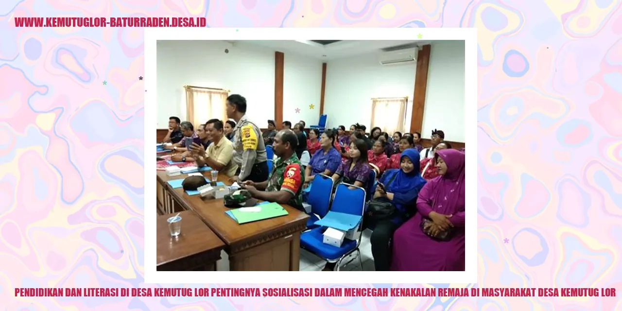 Pendidikan dan Literasi di Desa Kemutug Lor