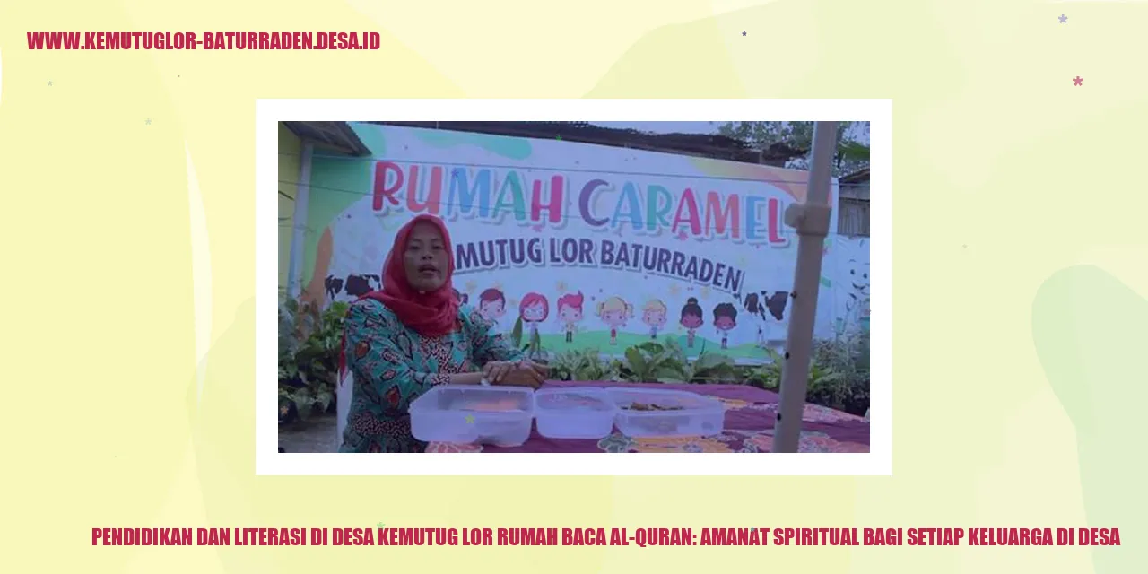 Gambar Rumah Baca Al-Quran di Desa Kemutug Lor