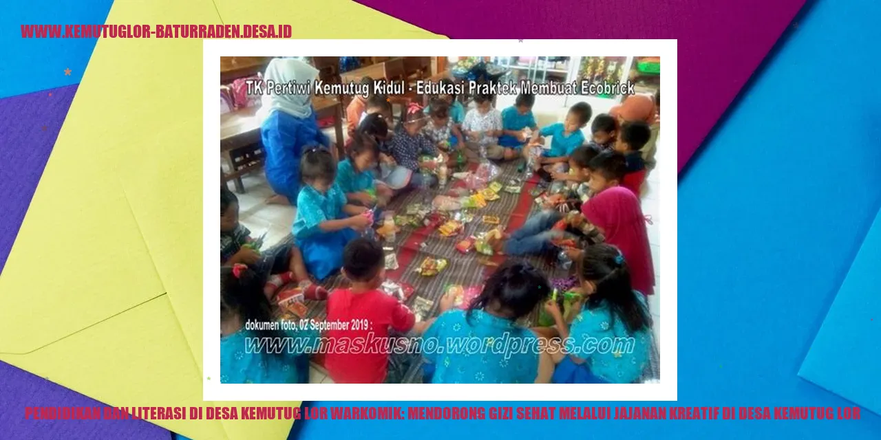Pendidikan dan Literasi di Desa Kemutug Lor WARKOMIK