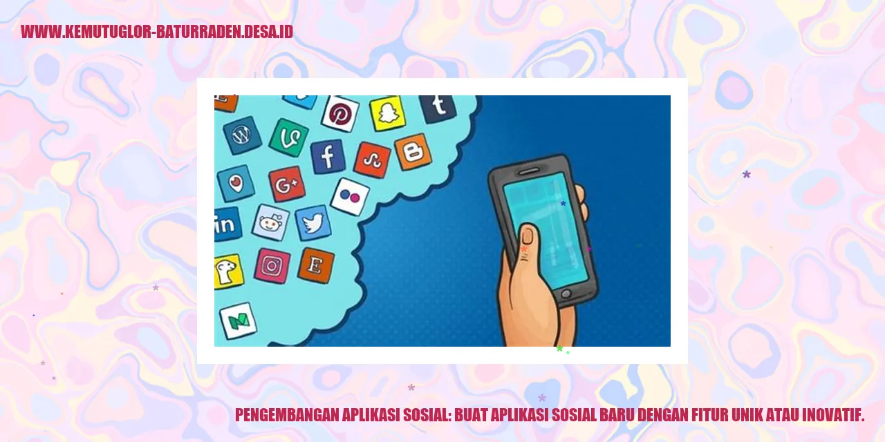 Gambar aplikasi sosial