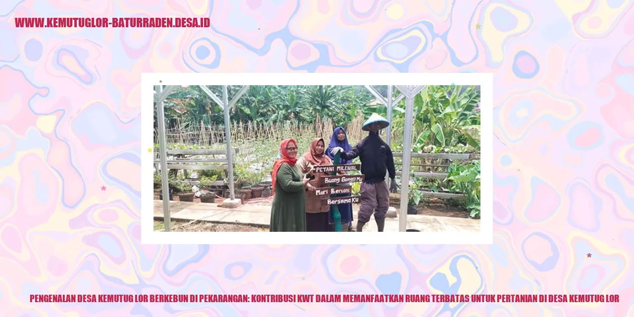 Gambar Desa Kemutug Lor Berkebun di Pekarangan