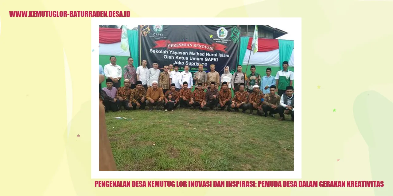 Gambarkan Inovasi dan Inspirasi Desa Kemutug Lor