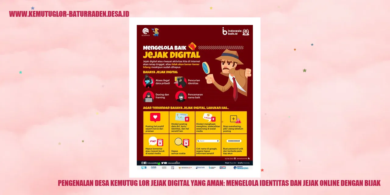 Pengenalan Desa Kemutug Lor Jejak Digital yang Aman: Mengelola Identitas dan Jejak Online dengan Bijak