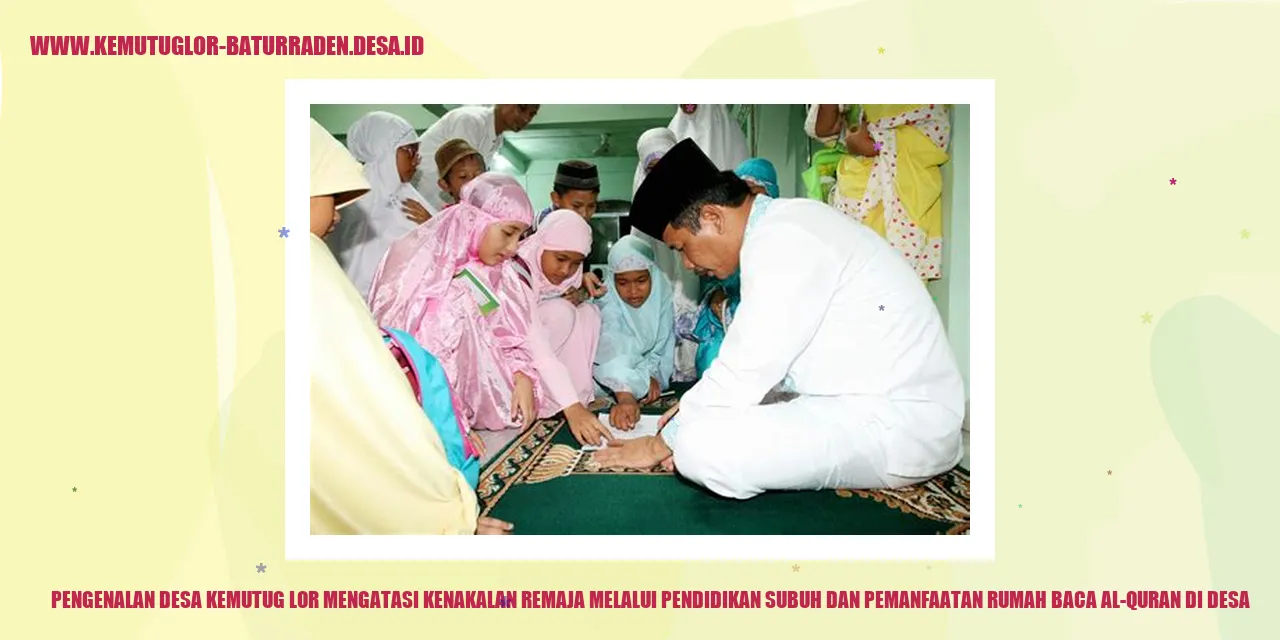 Pendampingan Remaja dalam Desa Kemutug Lor