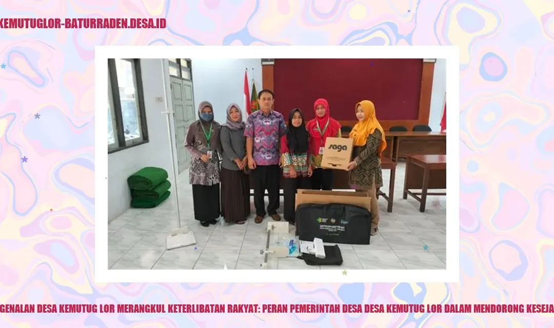 Peningkatan Kesejahteraan Melalui Partisipasi Rakyat Desa Kemutug Lor