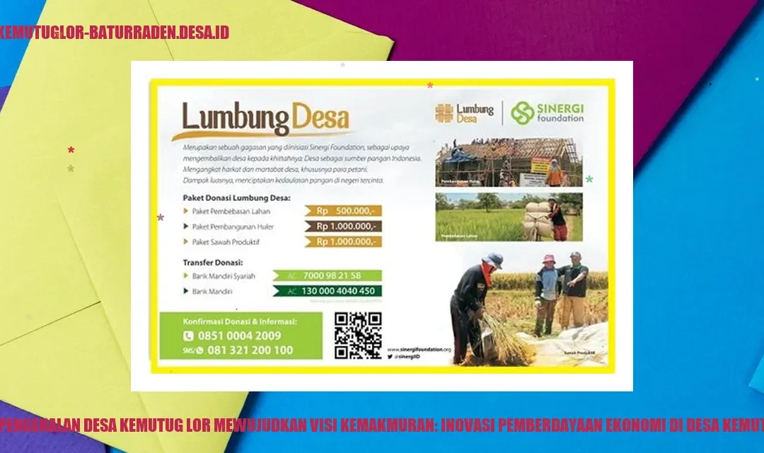 Inovasi Ekonomi Desa Kemutug Lor