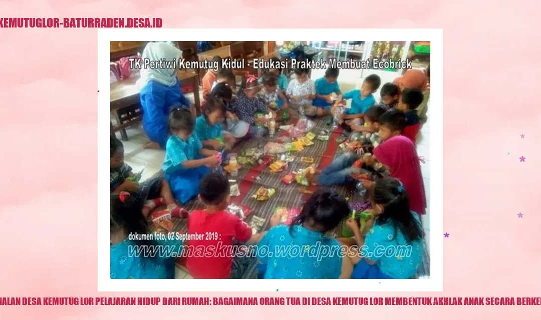 Mendidik Akhlak Anak dari Rumah